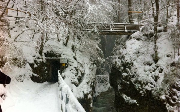 Partnachklamm in Garmish Partenkirchen, Bavaria, Germany