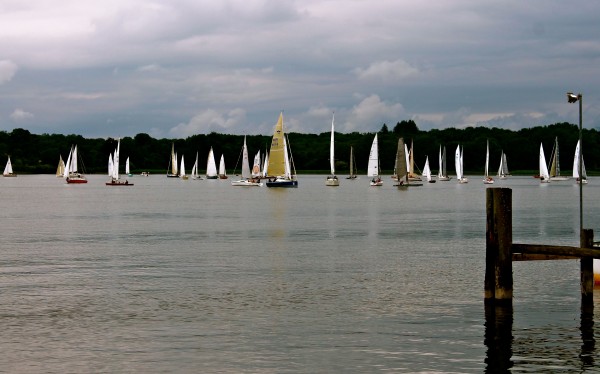 Prien am Chiemsee Lake in Germany