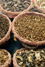 eat like a local, like these local mushrooms found at La Boqueria in Barcelona Spain