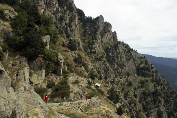 Hiking the Vall de Nuria in the Pyrenees, Catalonia, Spain