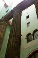 Hidden Barcelona, Spain - Temple D'August - Roman ruins
