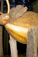 sculpture in the bog forest (Moorwald) in Bad Leonfelden, Austria