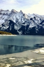 Lake Minnewanka seen en route to Stewart Canyon in Banff National park