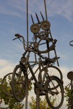 responsible tourism-sculpture made by teens in Costa Brava, Spain