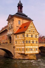 Bamberg town hall and river