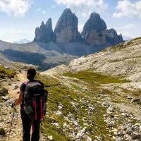 self-guided hiking tour of the Dolomites