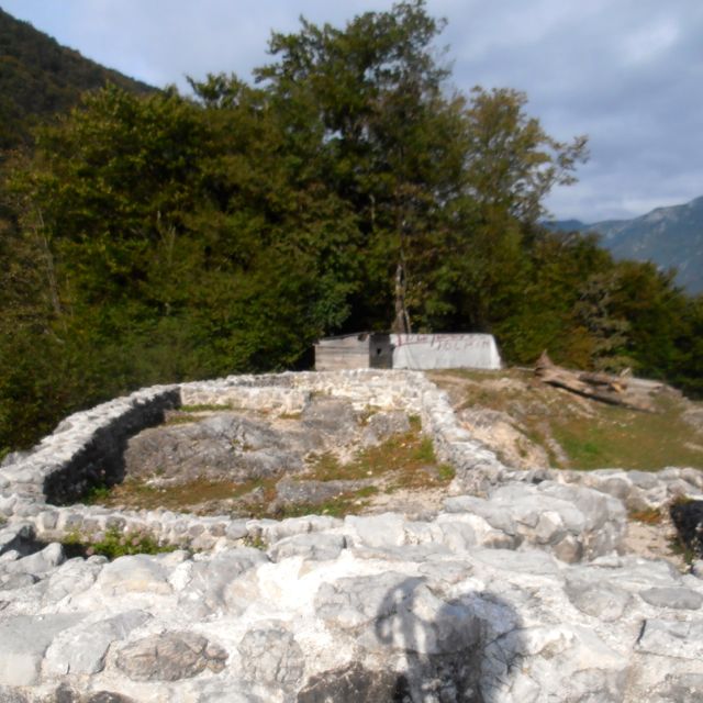 Roman Ruins dating back to the 5th century onTonocov Grad Hill