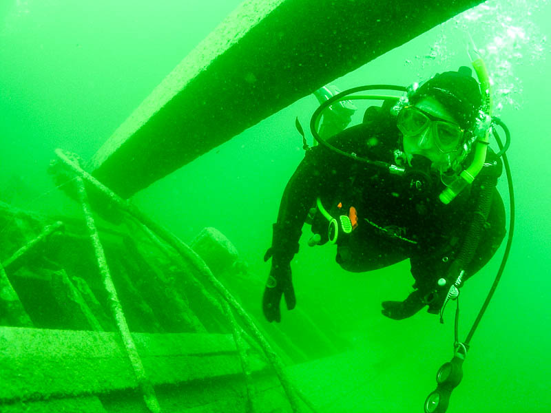 The Best Wreck Dive in Okanagan Lake