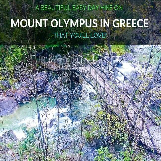 Hiking adventures on Mount Olympus Greece