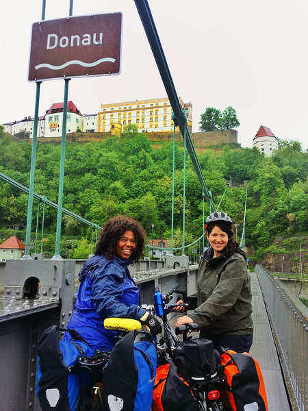 adventure travel blogger Laurel Robbins cycling the Danube in Germany and Austria