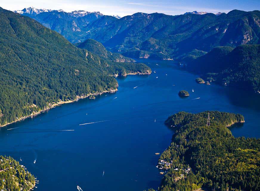 Visit Vancouver and take an Indian Arm Cruise through the calm waters.