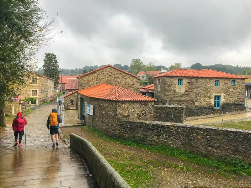 When walking the Camino in fall and spring, except a mix of sun and rain. 