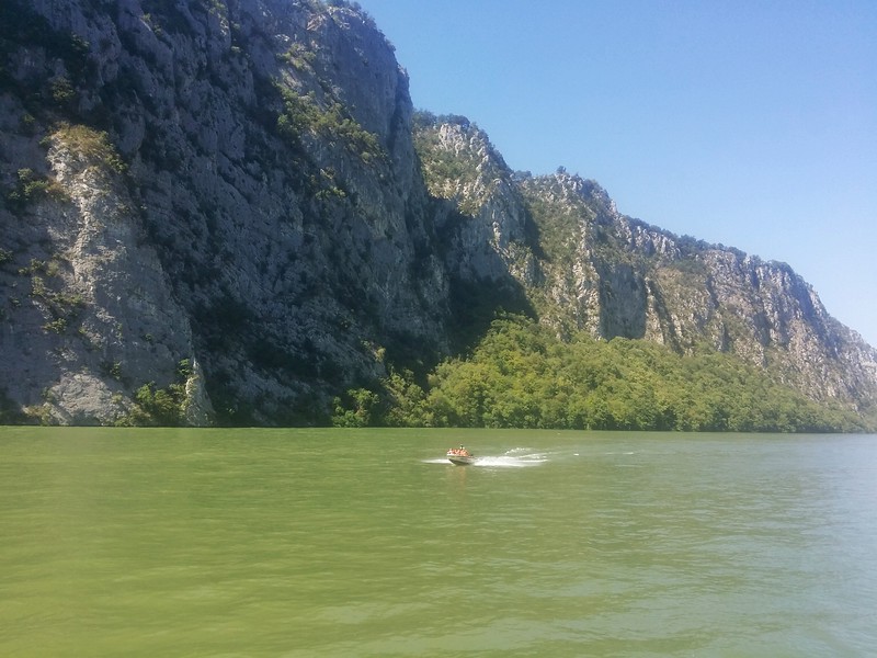 Just before the narrowest part of the Danube, a 130 m!