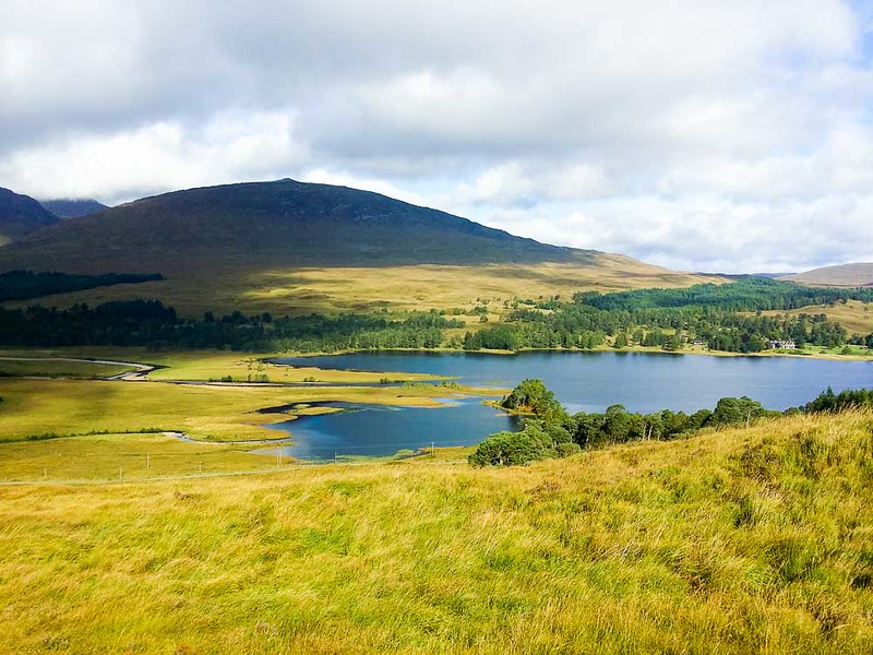 dag 5 utsikt från Ben Inverveigh över Loch Tulla