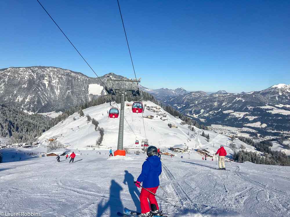 Skiing at SkiWelt Wilder Kaiser-Brixental in Tirol, Austria