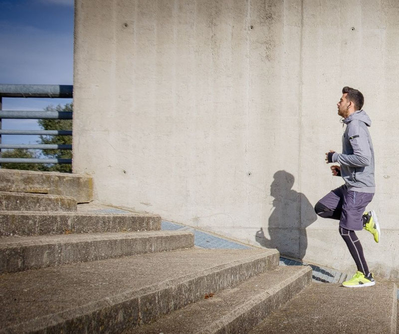 If you don't live near mountains incorporate stairs into your hiking training program.