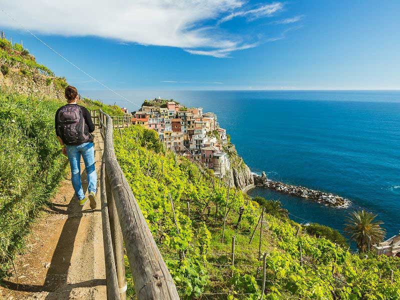 Cinque Terre in Italien ist ein großartiges Ziel für Wanderanfänger