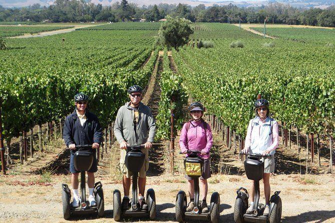 Taking a winery segway tour is a great adventure in California that can be enjoyed by anyone 