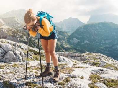 Tired hiker on trail — why getting in shape for hiking matters