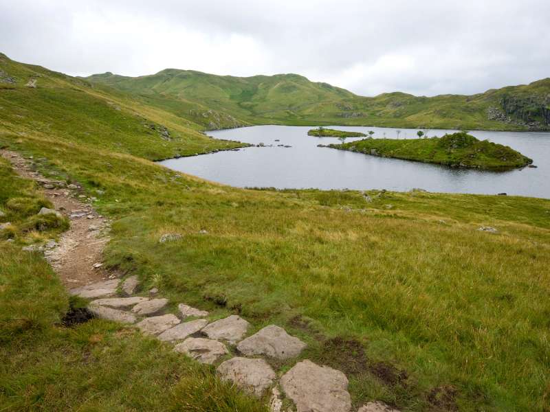 Coast to Coast Walk near Angle Tarn