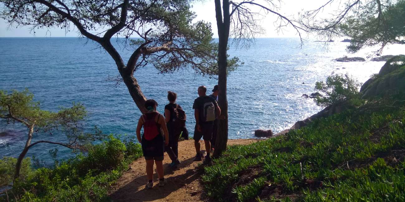 costa brava south coast hiking tour in spain