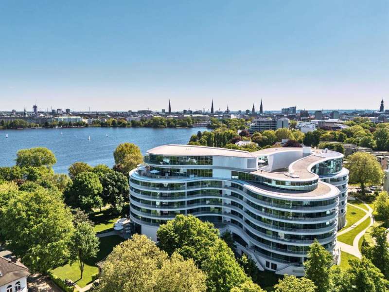 The Fontenay Hamburg, one of the best sauna hotels in germany