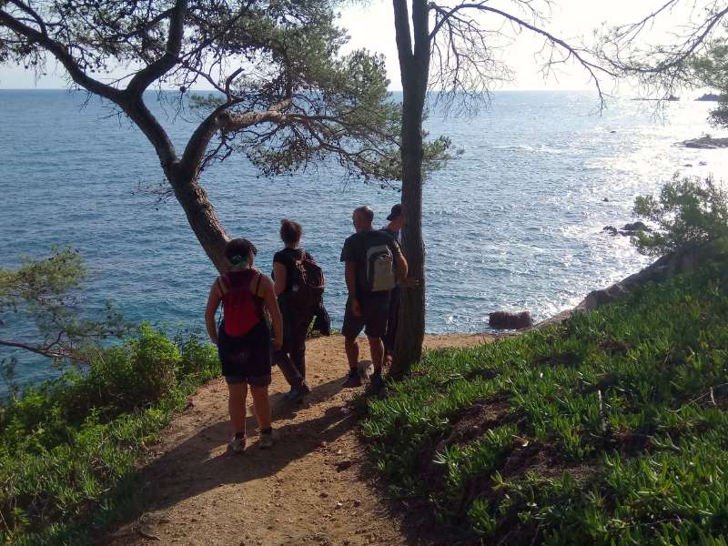 costa brava south coast hiking tour in spain
