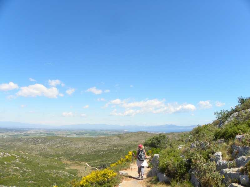 hiking view in costa brava south