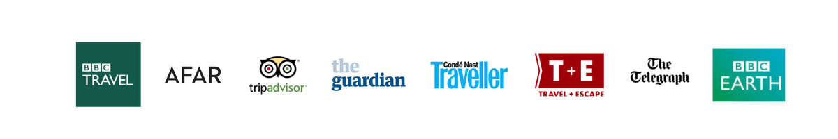 Monkeys and Mountains featured in National Geographic, BBC Travel, Forbes, The Guardian, AFAR, Cond&eacute; Nast Traveller, The Telegraph and BBC Earth