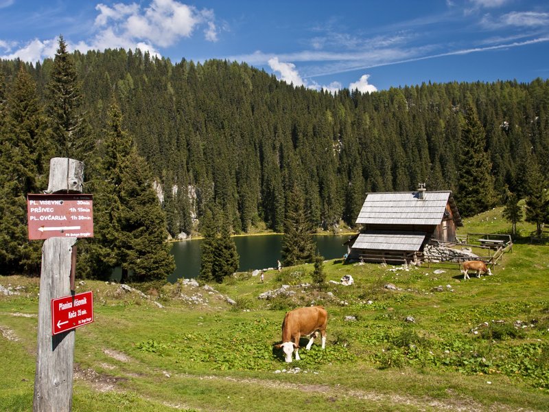Mountains and Lakes hut to hut hiking tour in Slovenia’s Julian Alps