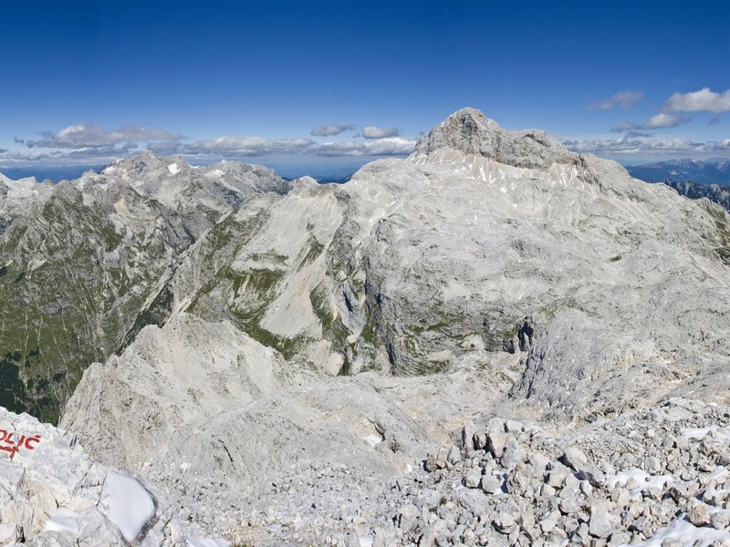 Mount triglav julian alps panorama