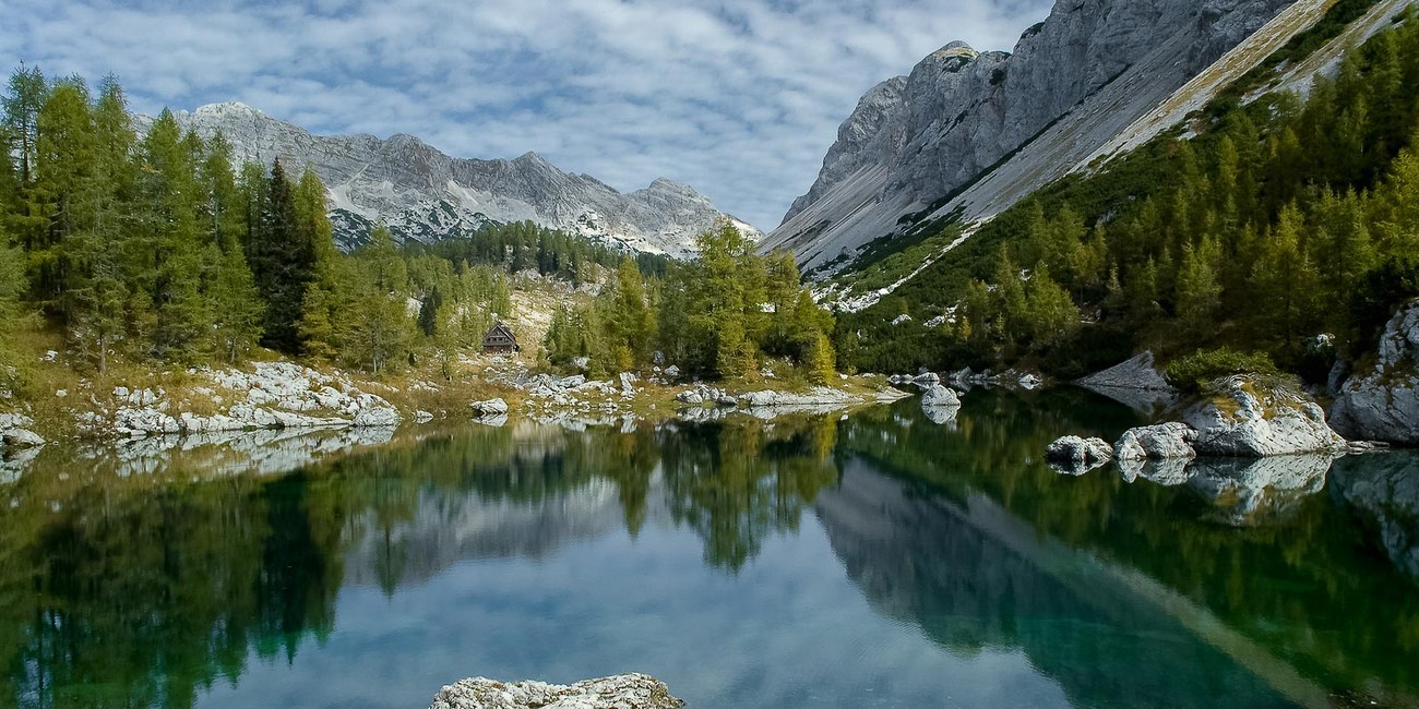 The Valley of the Seven Triglav Lakes on the Mountains and Lakes of Slovenia hut to hut hiking tour