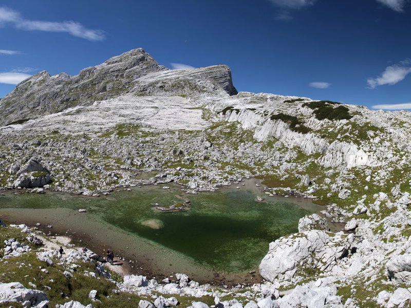 Triglav lakes alpine lake julian alps